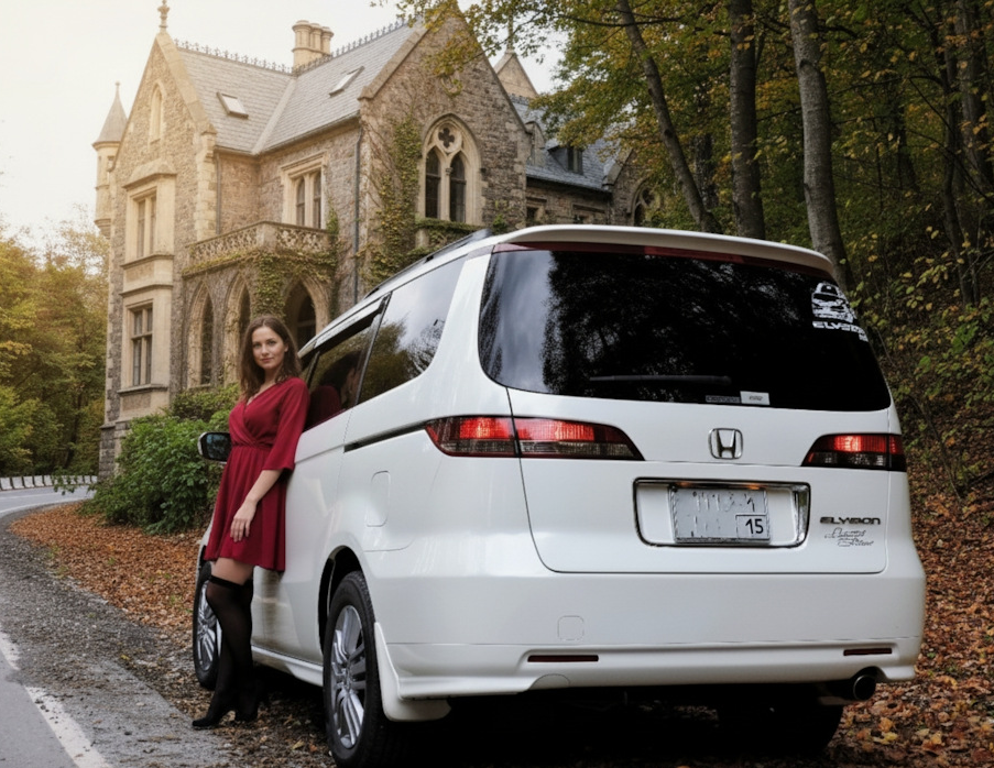 Автомобиль 2015 Honda Elysion, поездка Краснодар — Севастополь