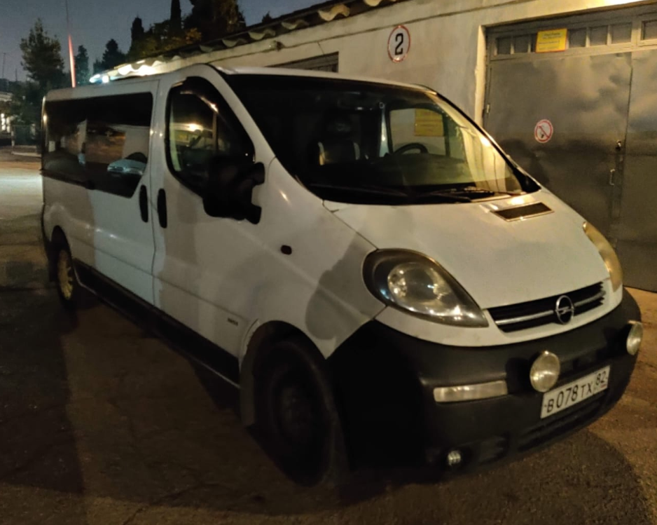 Автомобиль 2008 Renault Trafic, поездка Краснодар — Севастополь