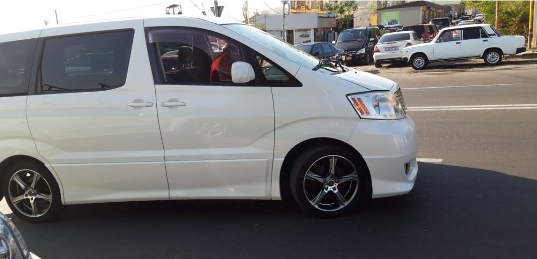 Автомобиль 2008 Toyota Alphard, поездка Краснодар — Адлер